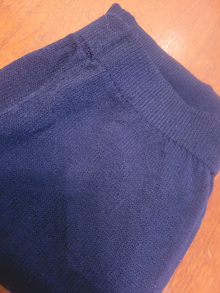 St. John Basics Navy Knit Pants Size 4 - photo 3