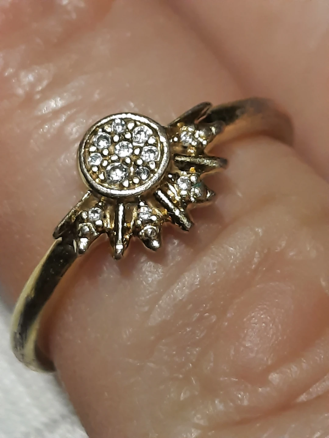 PANDORA GOLD PLATED RING CELESTIAL STAR - photo 2