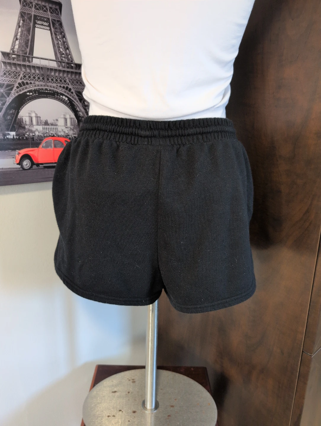 No Boundaries Black Sweat Shorts with Pockets - photo 4