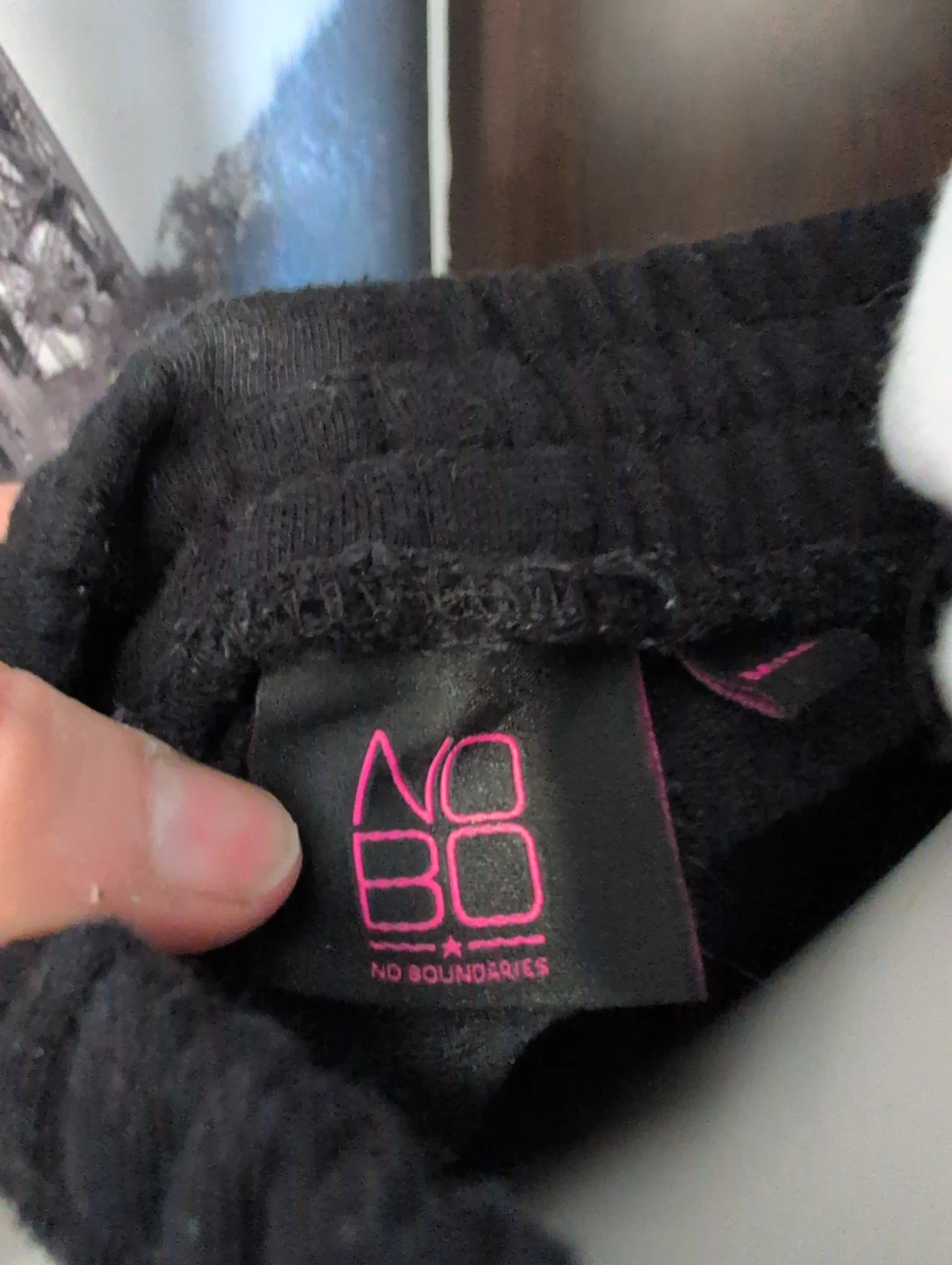 No Boundaries Black Sweat Shorts with Pockets - photo 5