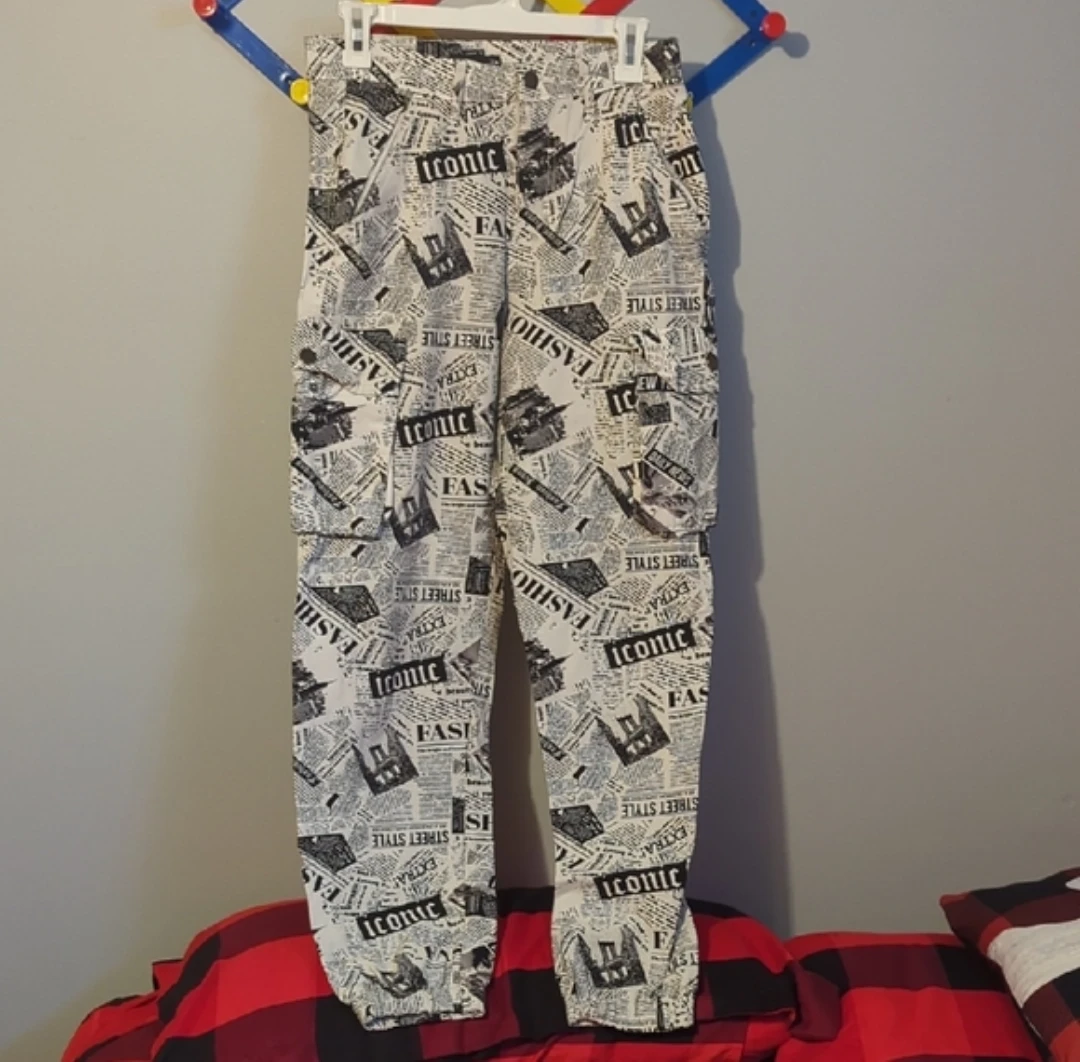 Newsprint Fashion Pants