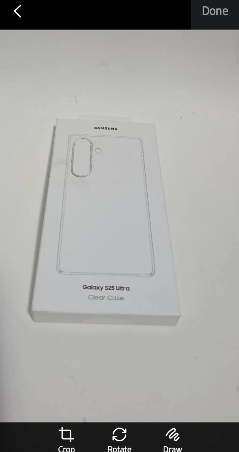 New Samsung Galaxy S25 Ultra Clear Case