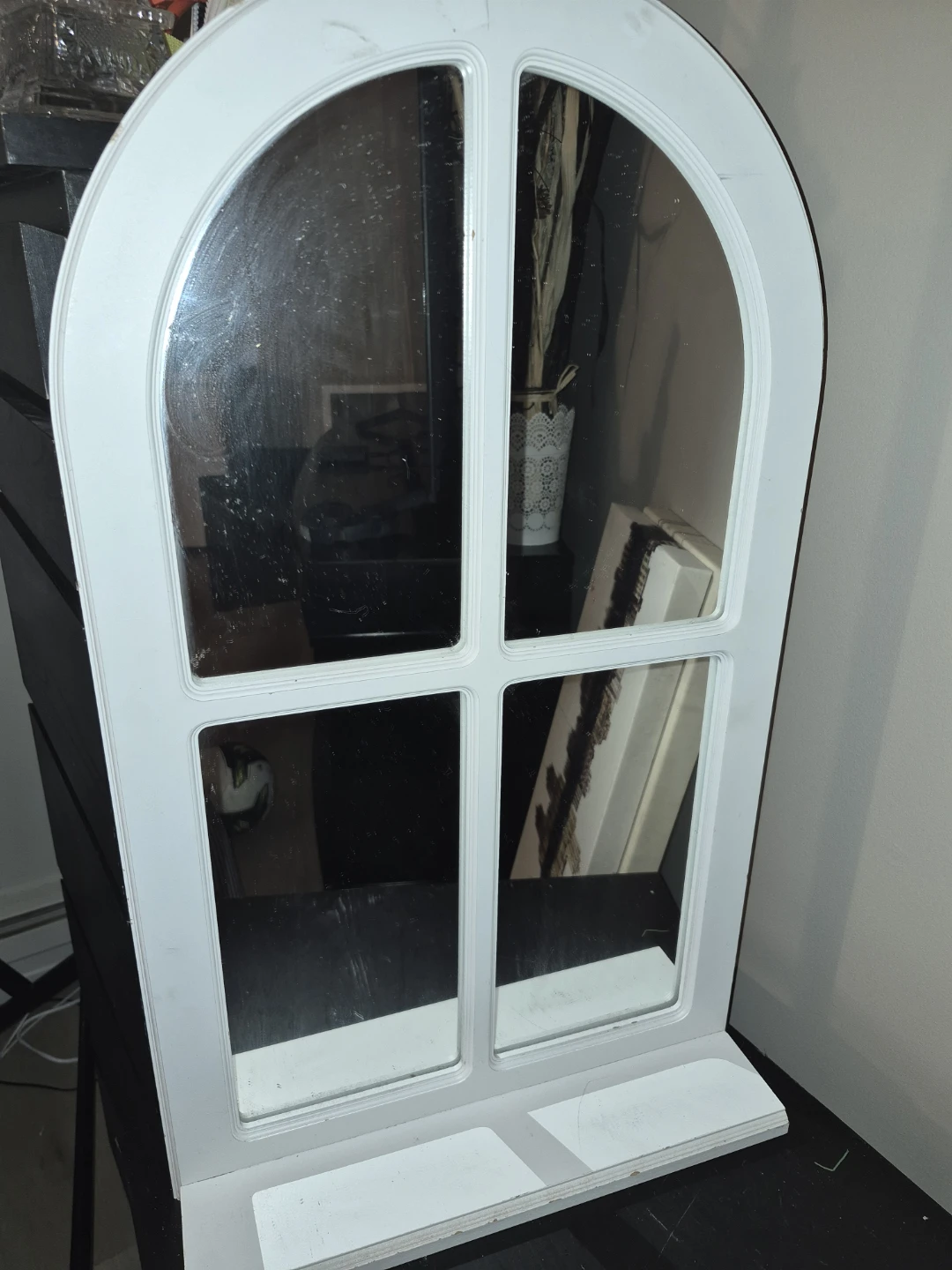 Arch Window Pane Mirror