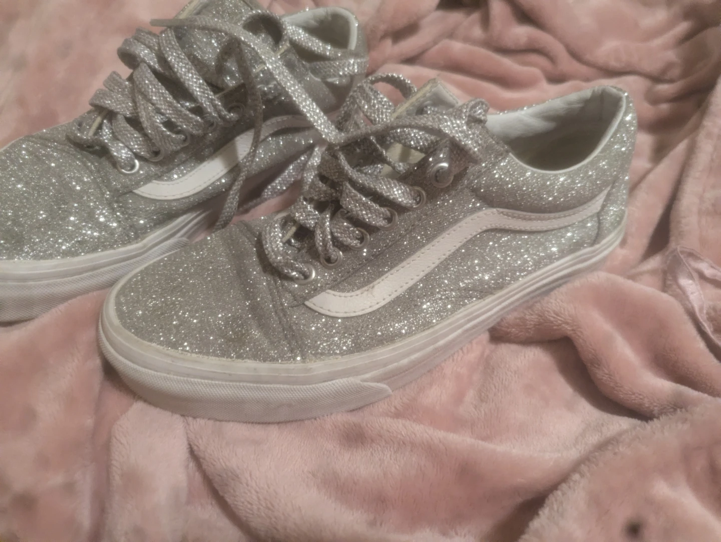 Vans Old Skool Glitter Shoes
