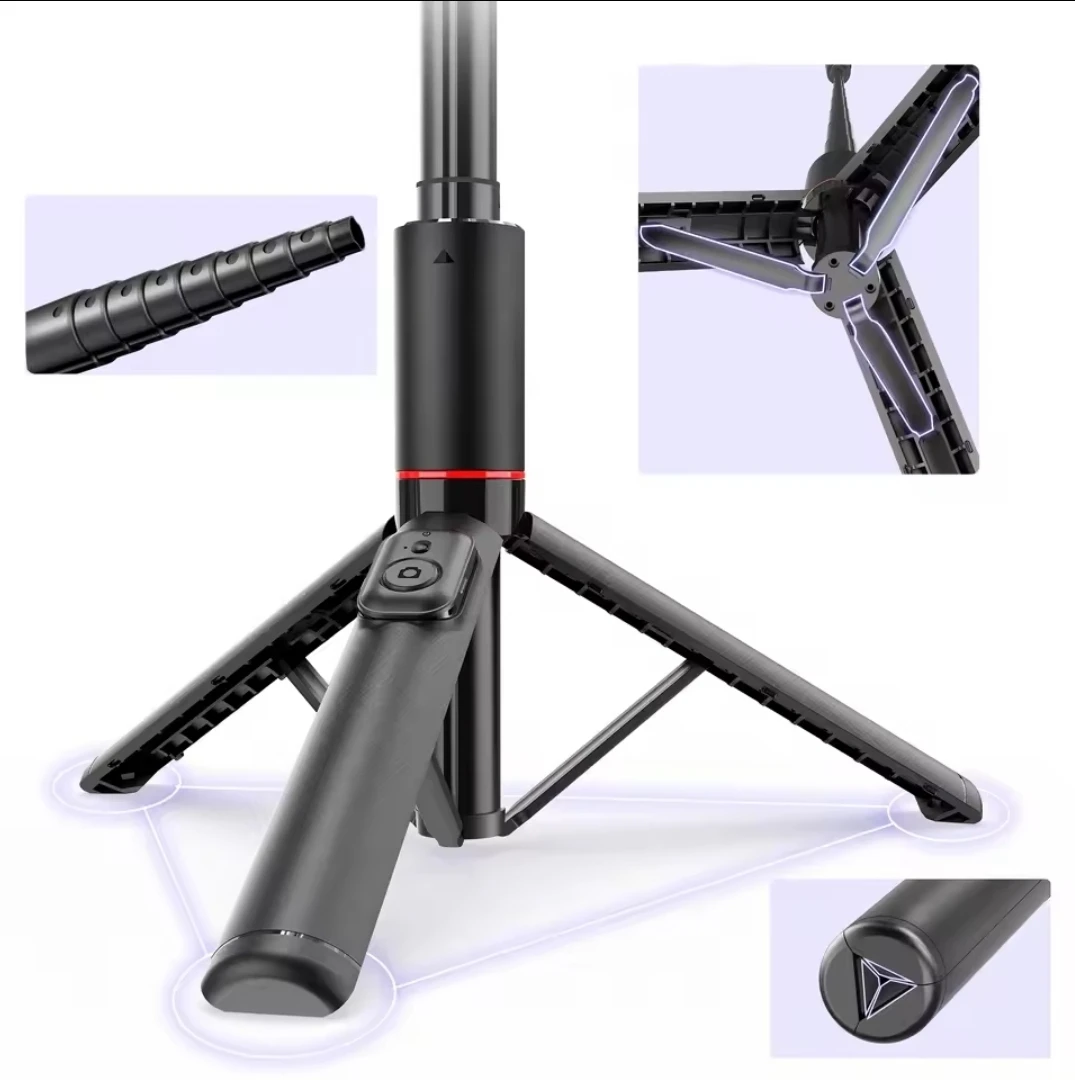 Extendable Selfie Stick Tripod with Remote - photo 5