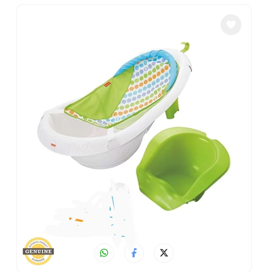 Fisher-Price 4-in-1 Baby Bath Tub 🏆