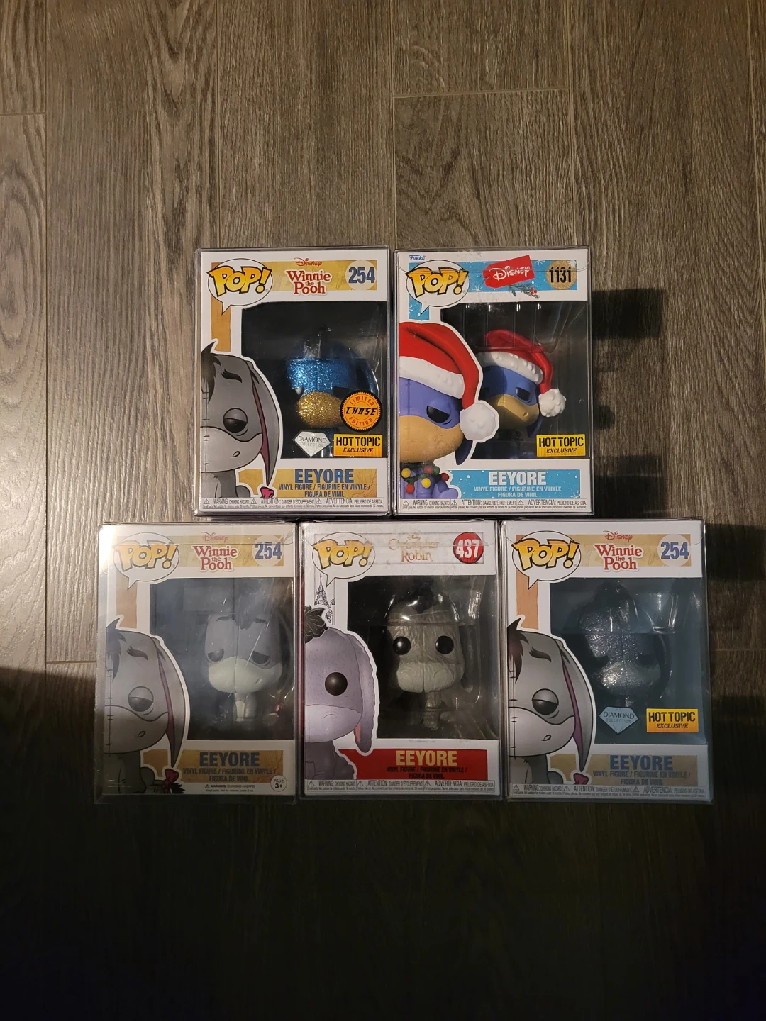 Funko Pop! Eeyore Vinyl Figures (3)