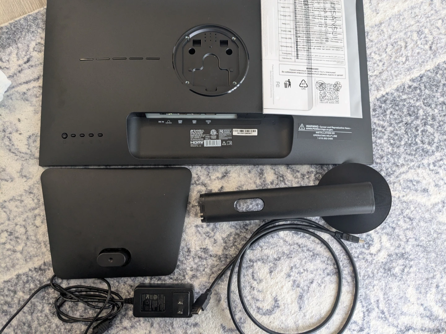 SANSUI 24" Gaming Monitor 180Hz 1ms FHD (No Built-in Speakers) - photo 4
