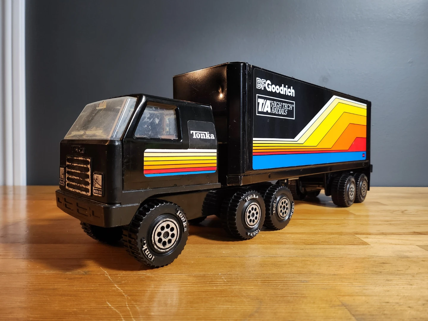 Vintage Tonka BFGoodrich Semi Truck and Trailer