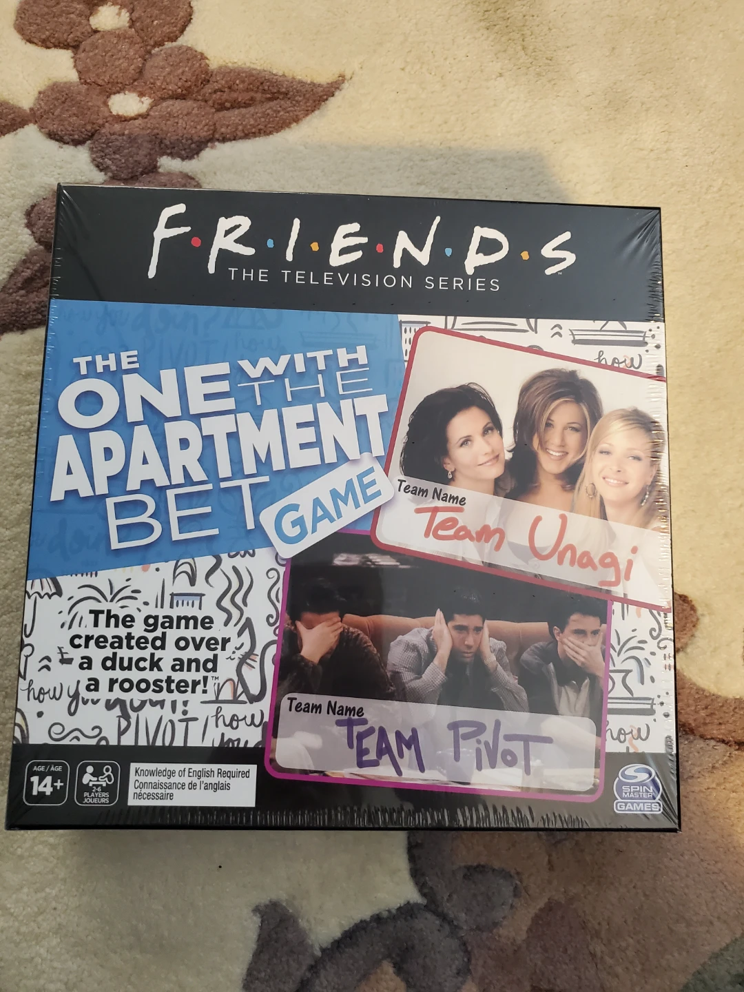 Friends The One With The Apartment Bet Board Game