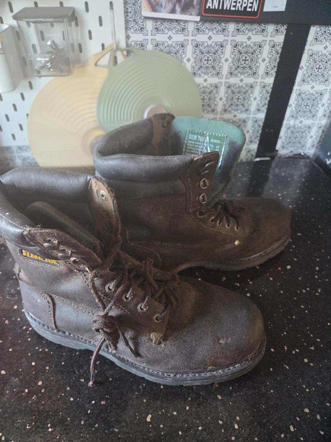 Work Boots - Steel Toe