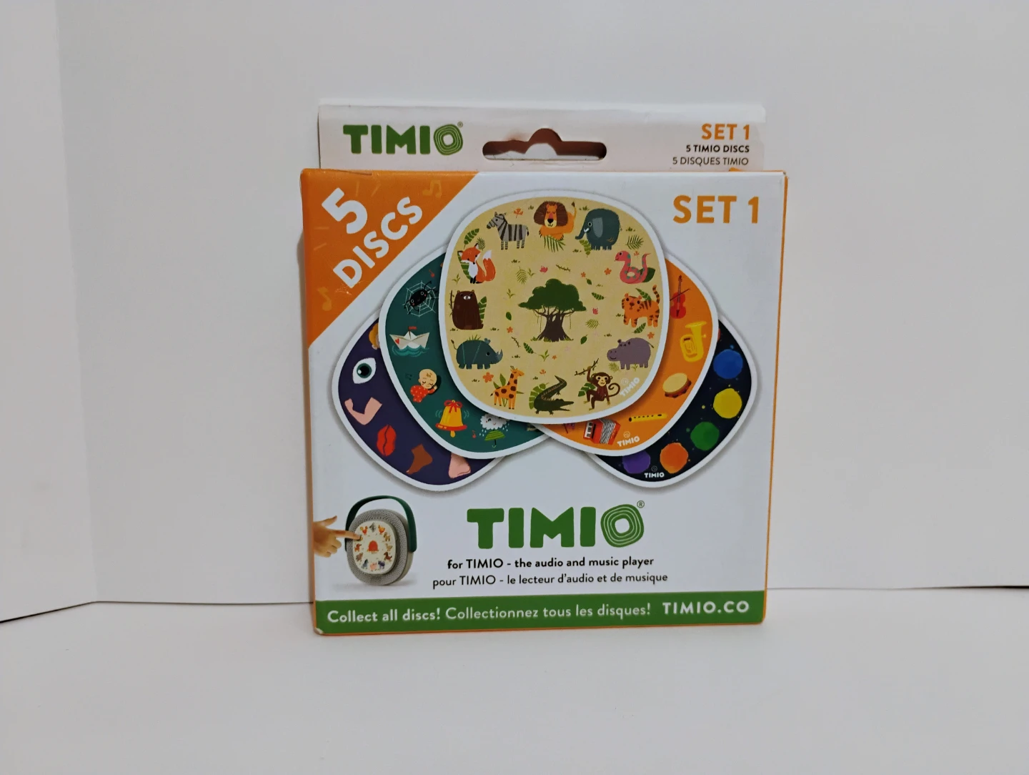 TIMIO Set 1 - 5 Audio & Music Player Discs
