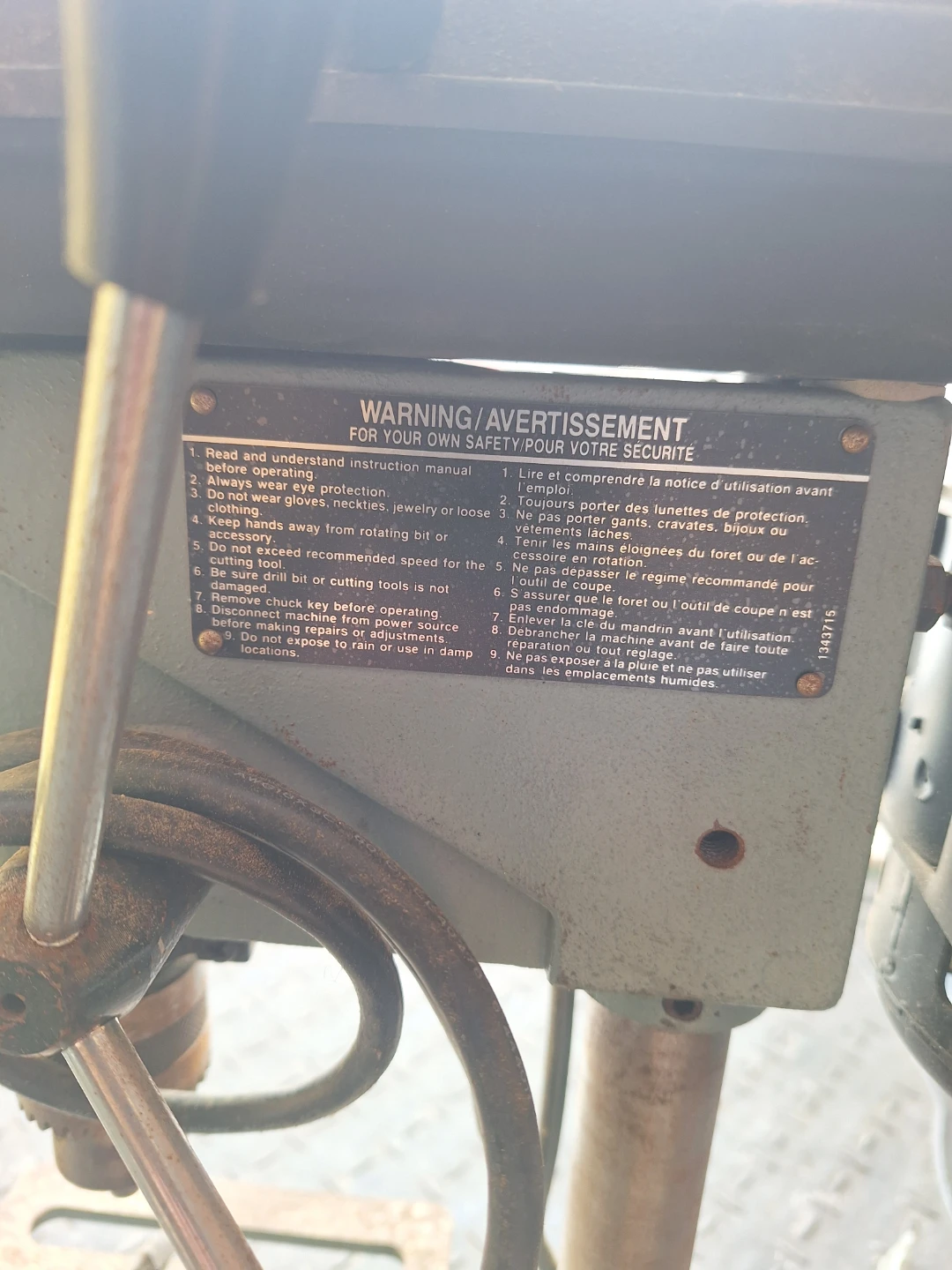 DELTA Drill Press - photo 4