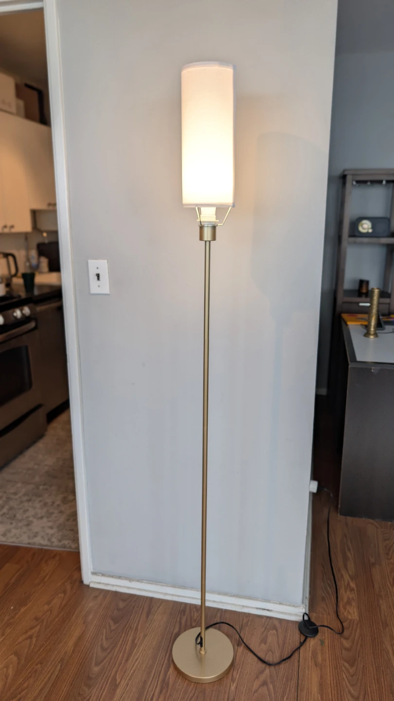 Tall Standing Lamp with Remote Control