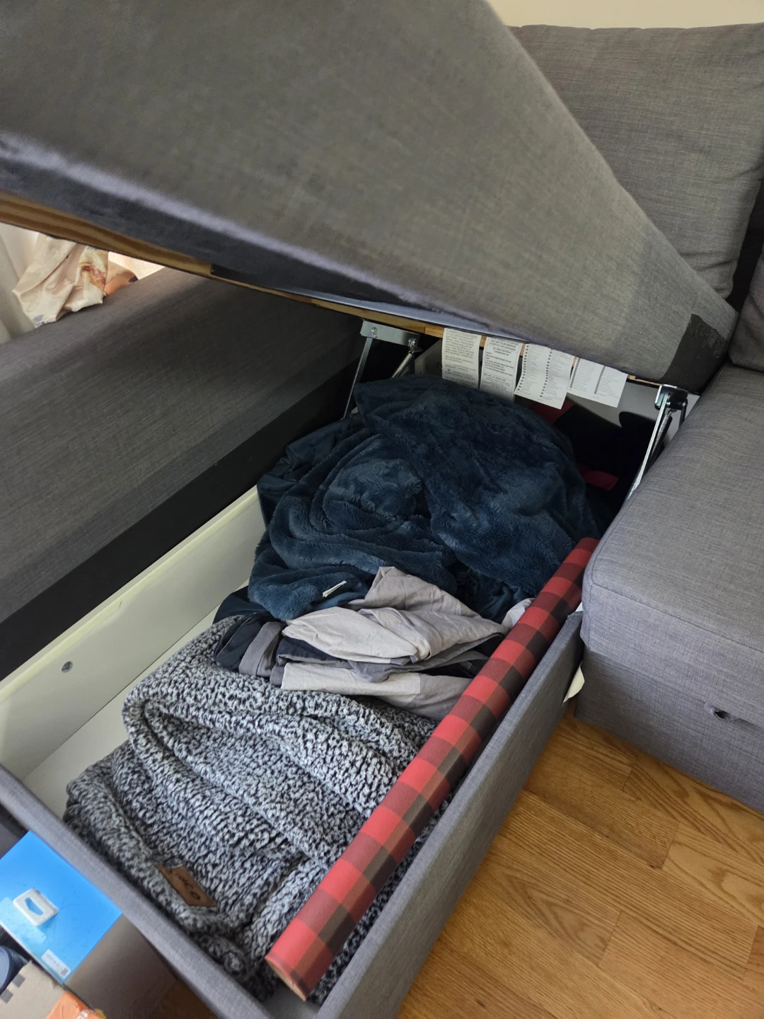 IKEA FRIHETEN Corner Sofa Bed with Storage - photo 5