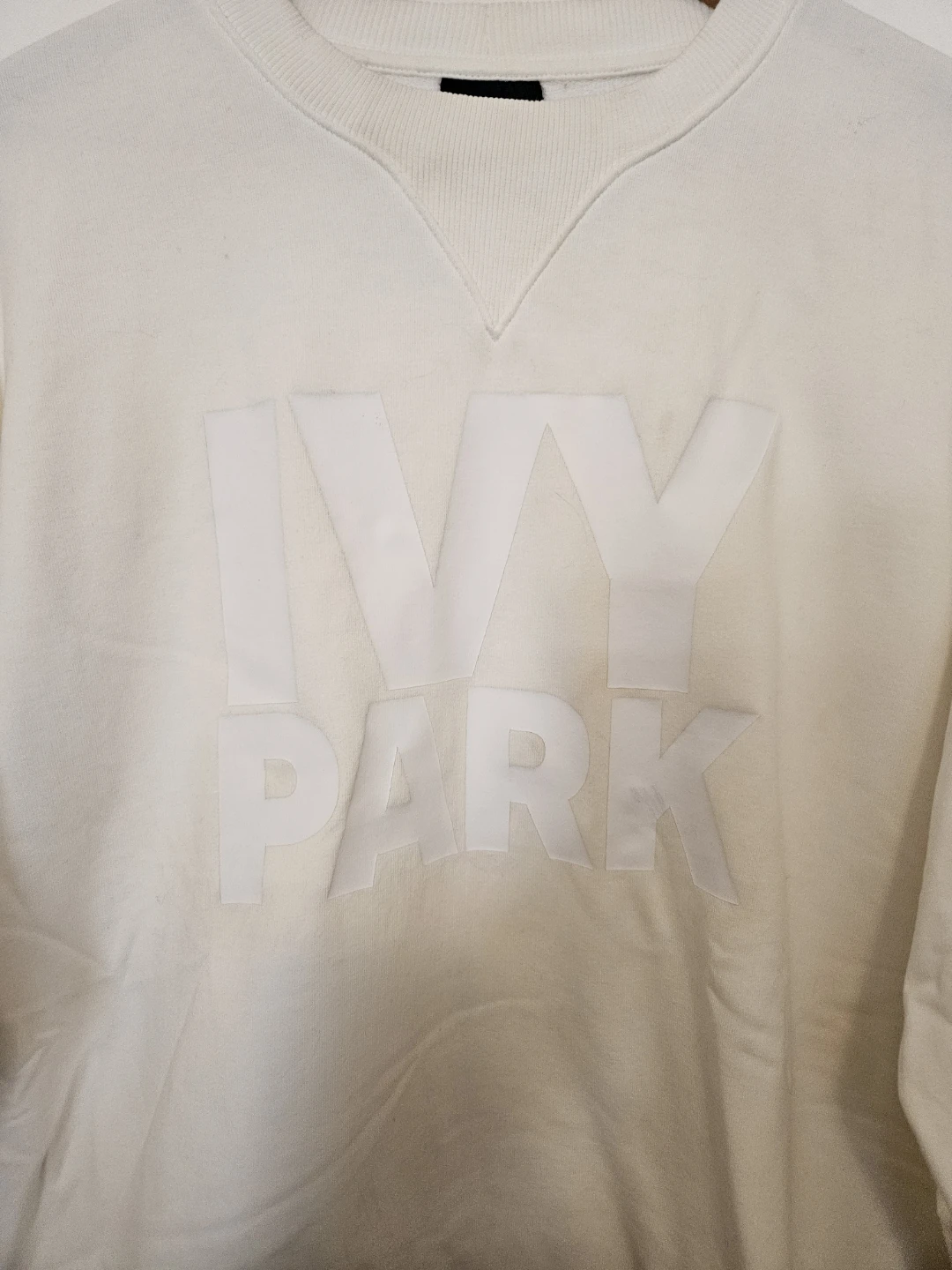 Womens Ivy Park Cream Crewneck Sweatshirt - photo 3