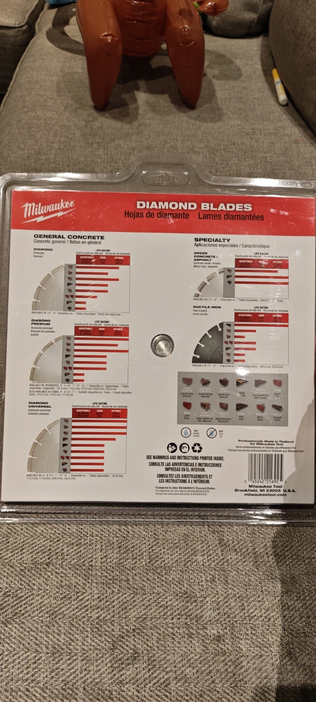 Milwaukee Diamond Premium 230mm Diamond Blade - photo 2