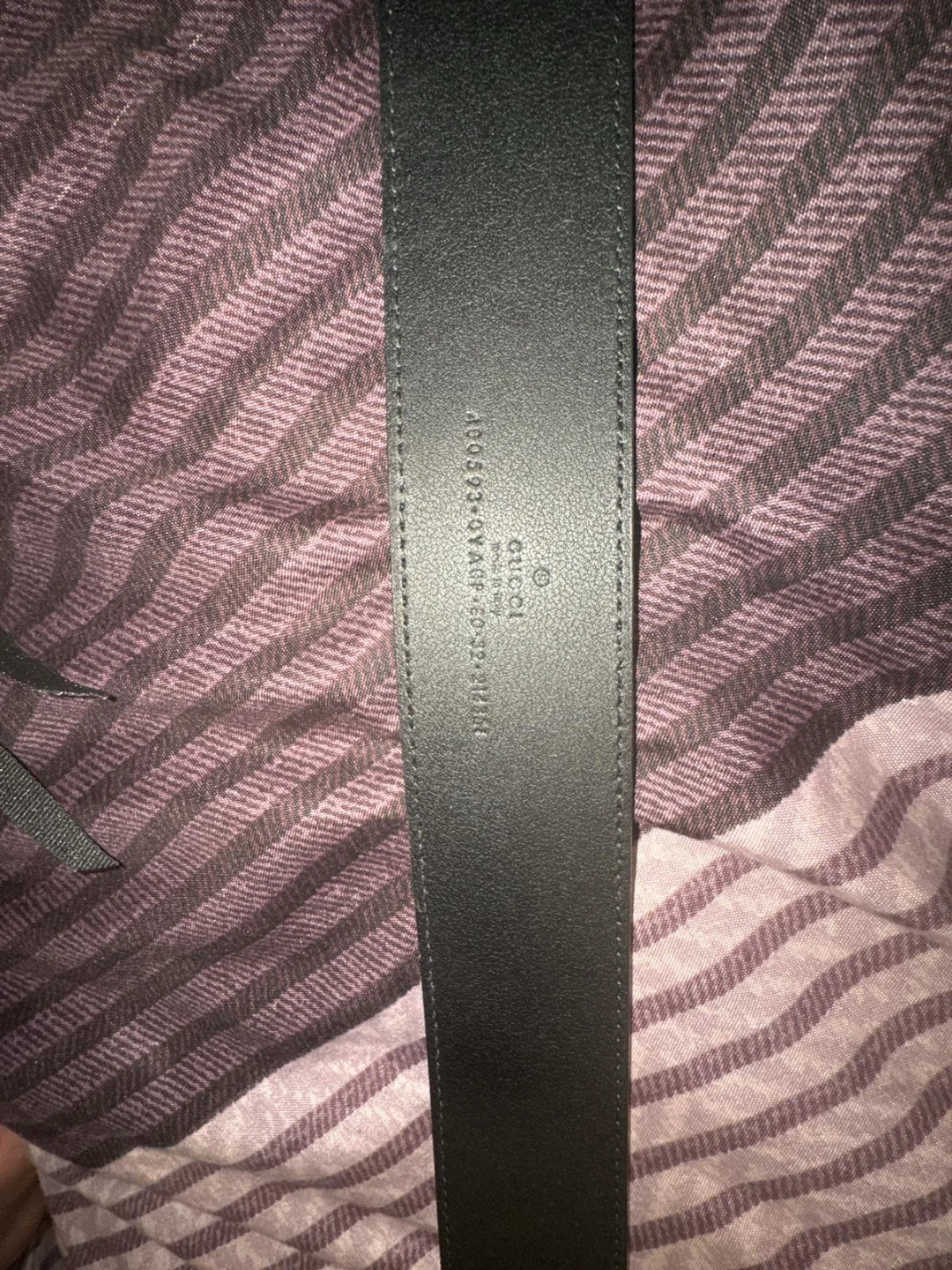 Gucci Black Leather Belt with GG Buckle - photo 2