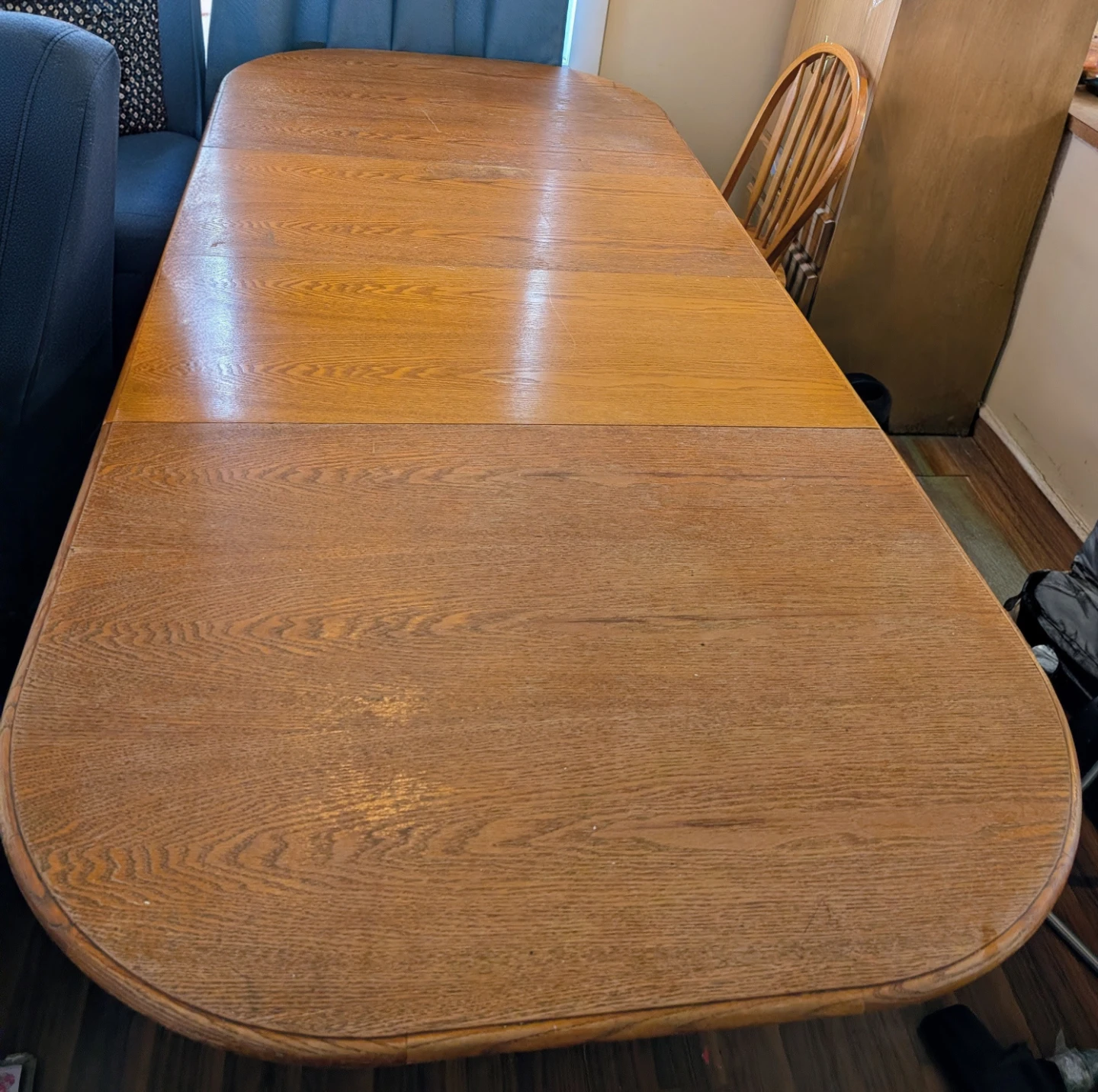 Wooden Extendable Dining Table and Chairs - photo 3