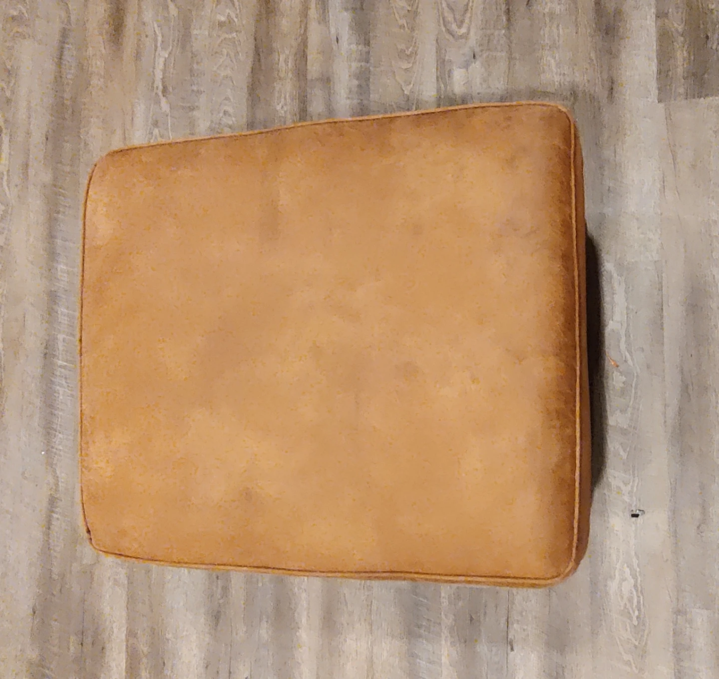 Ashley Brown faux leather Ottoman - photo 4