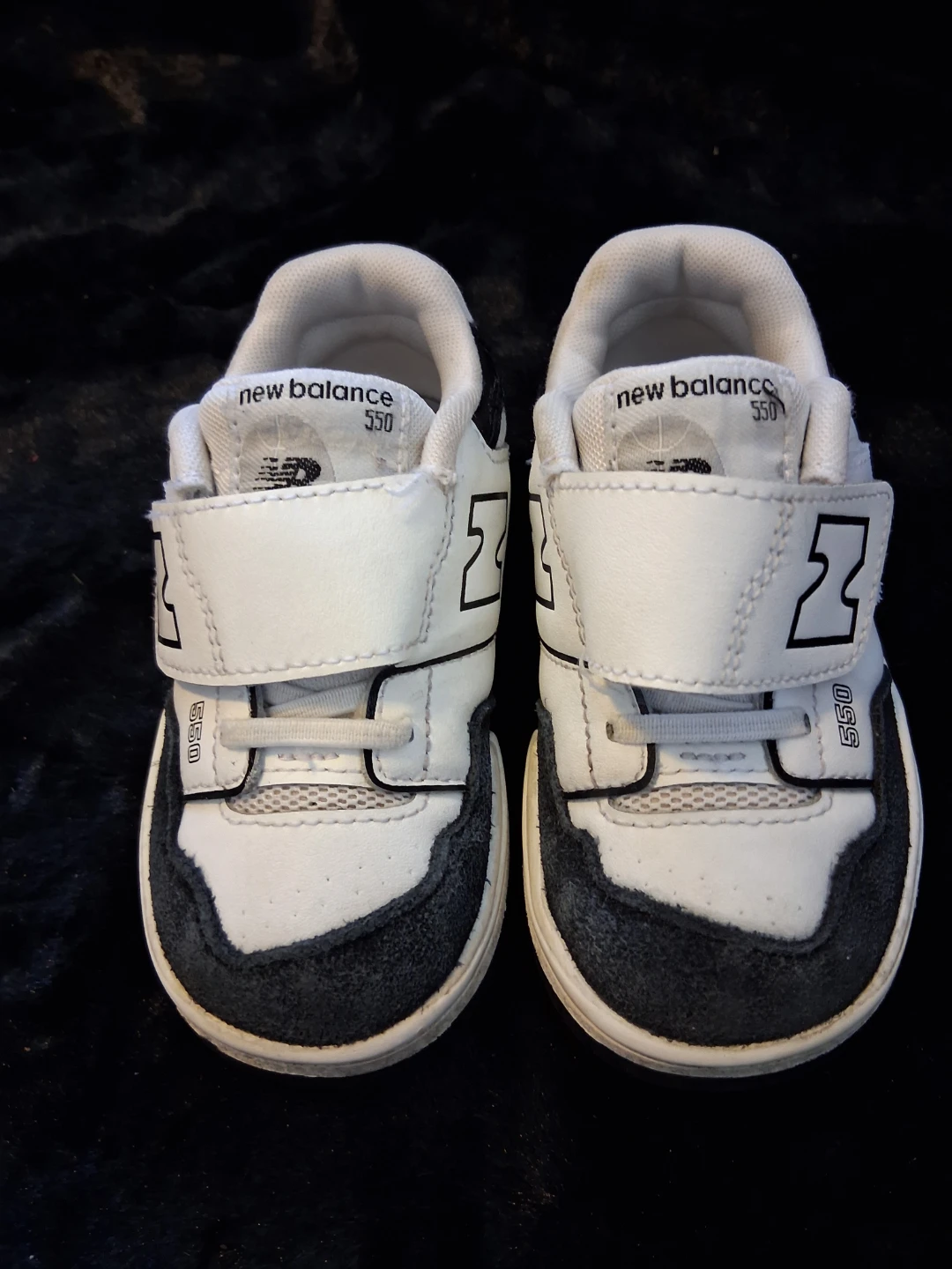 New Balance 550 Toddler Shoes White/Black - photo 2