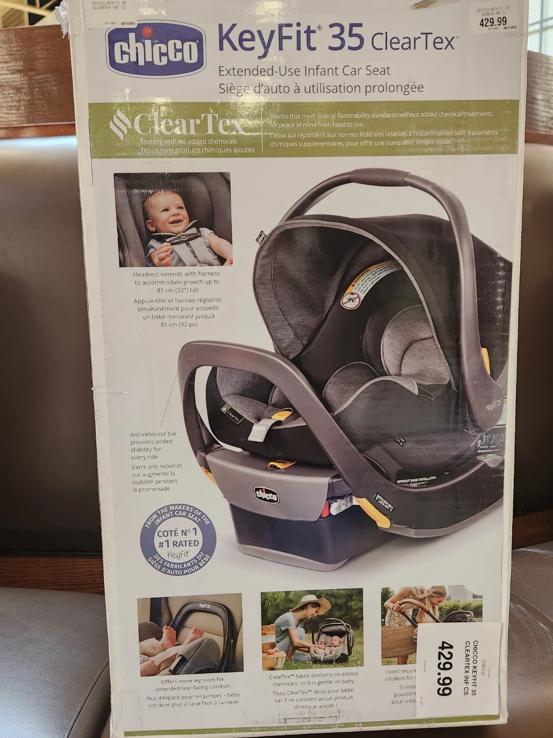 Chicco KeyFit 35 ClearTex Infant Car Seat