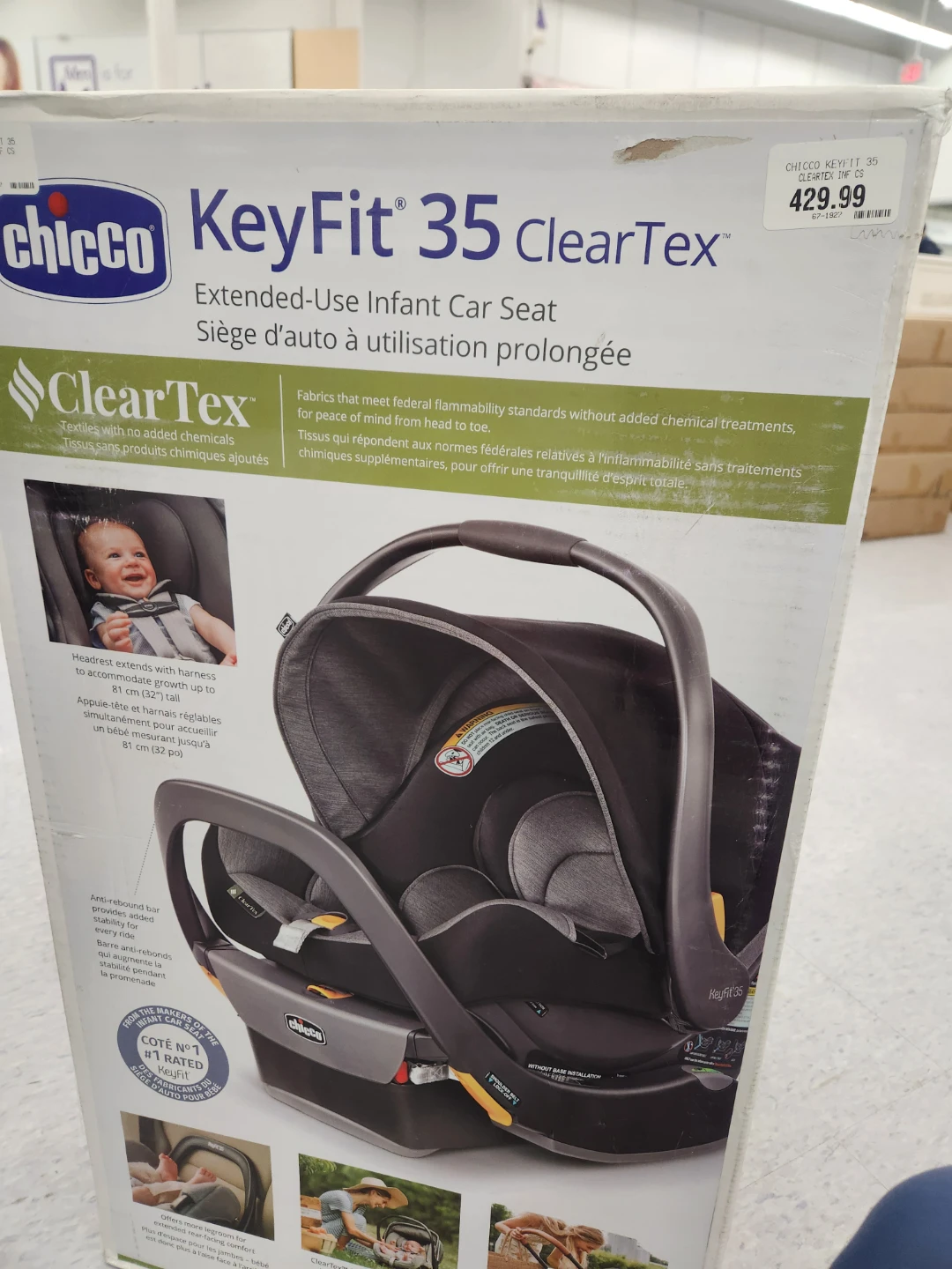 Chicco KeyFit 35 ClearTex Infant Car Seat - photo 4