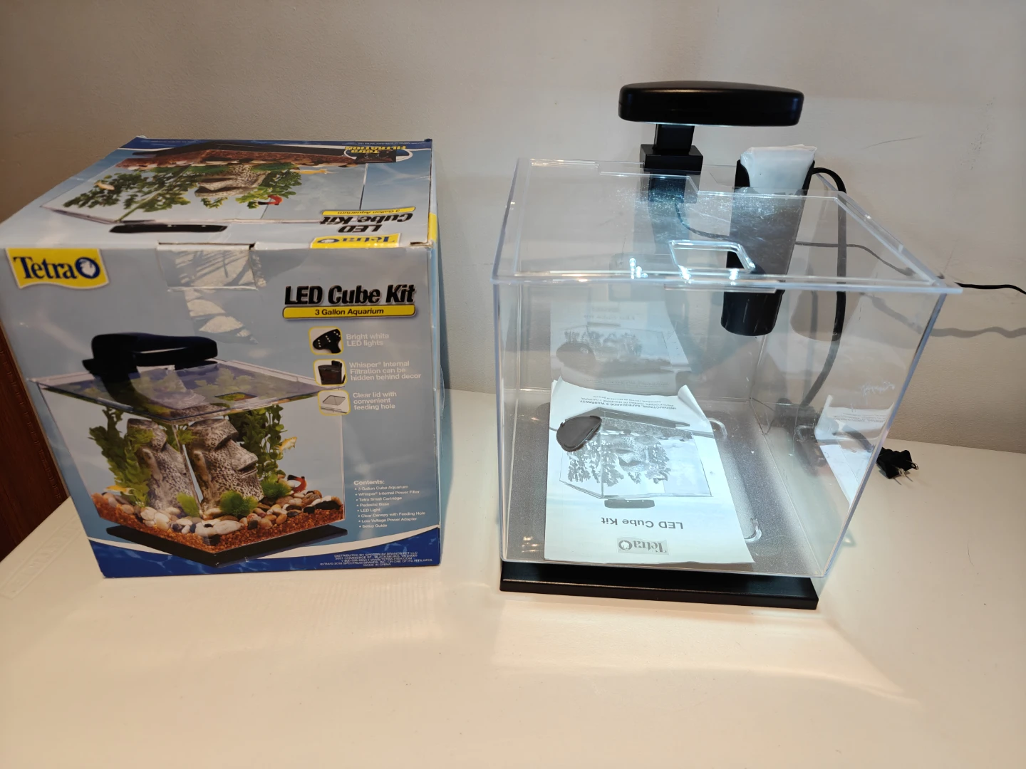 Tetra LED Cube Kit 3 Gallon Aquarium - photo 5