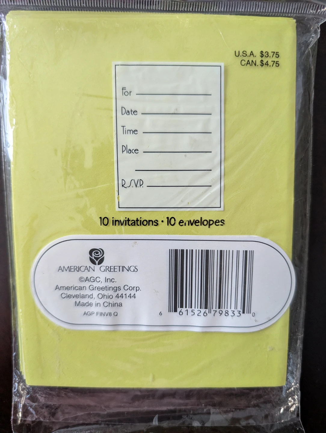 American Greetings Invitations - 10 Count - photo 2