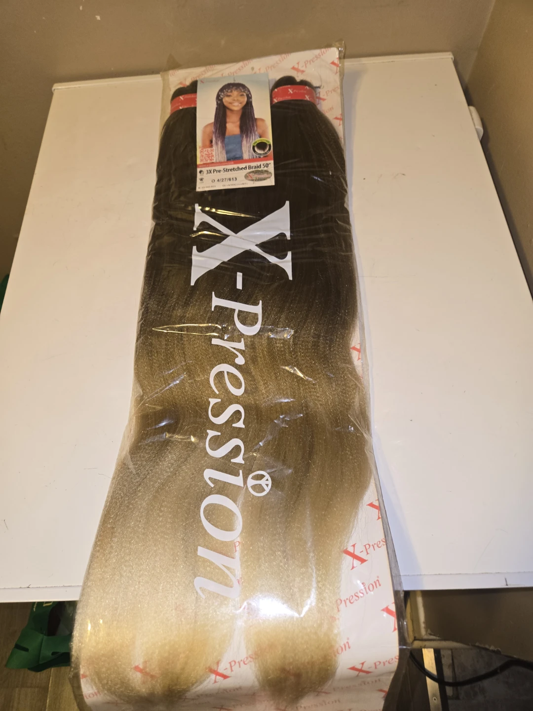 X-Pression 3X Pre-Stretched Braid 50" Ombre