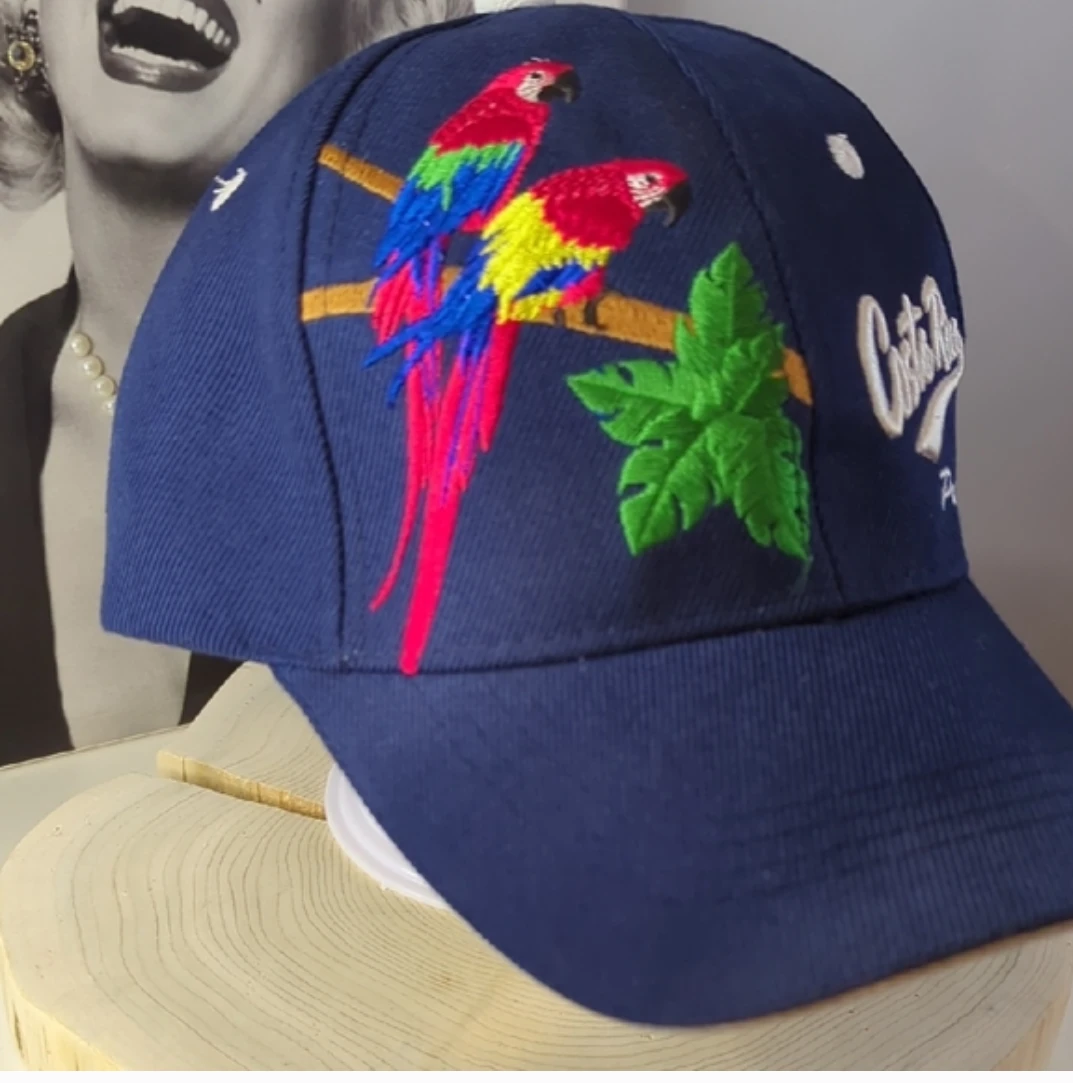 Navy Blue Costa Rica Pura Vida Embroidered Baseball Cap - photo 2