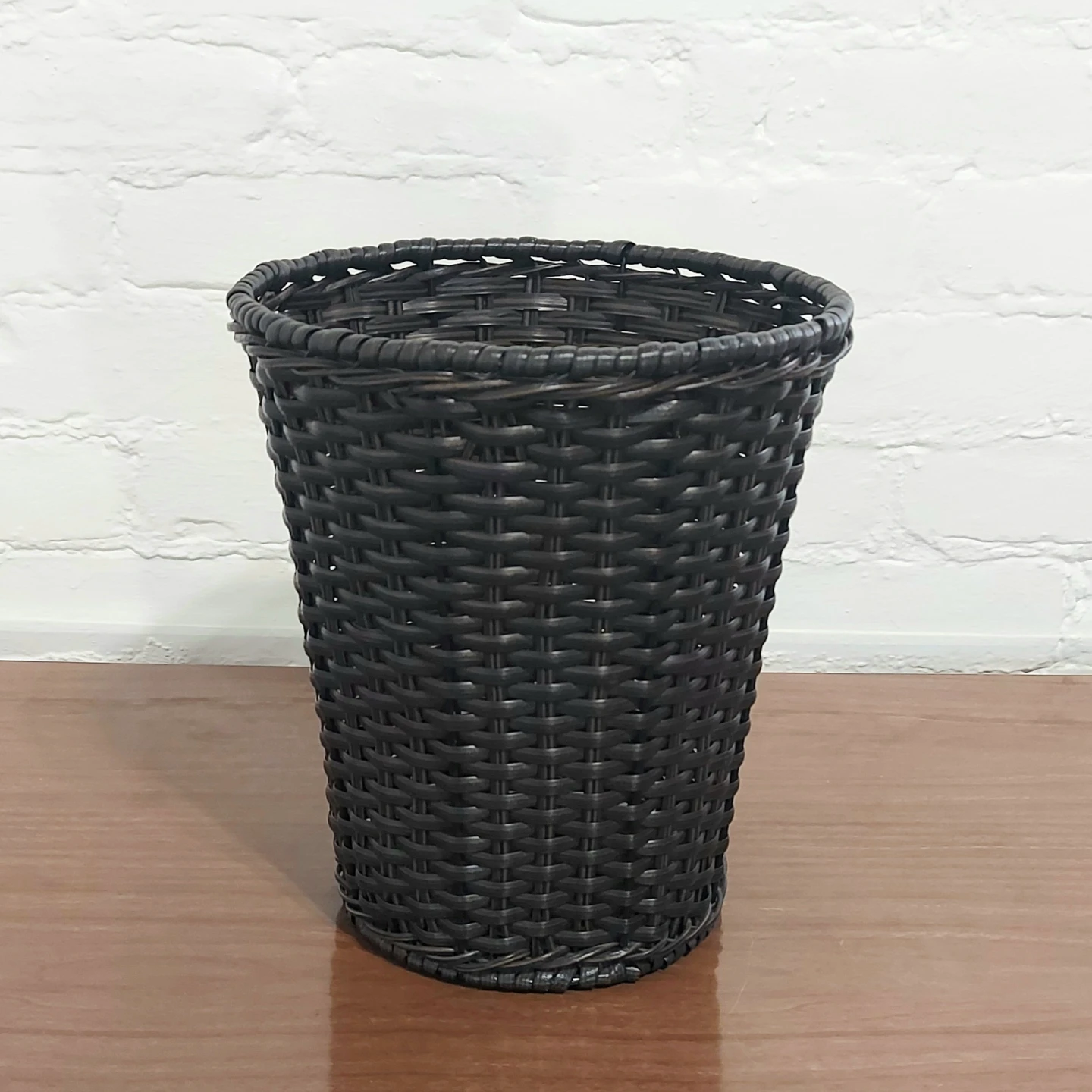 trade or $3 — tall resin wicker pattern basket