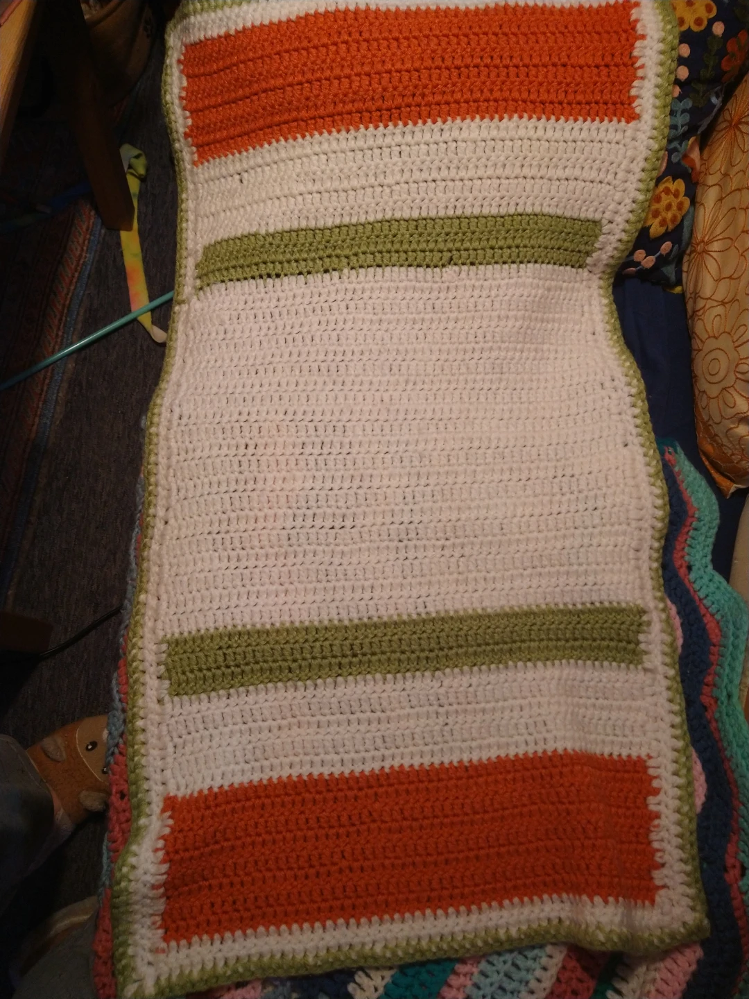 Handmade Crochet Blanket Throw - photo 2