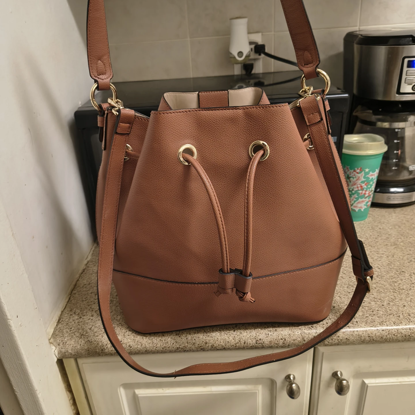 H&M Brown Bucket Bag - photo 4