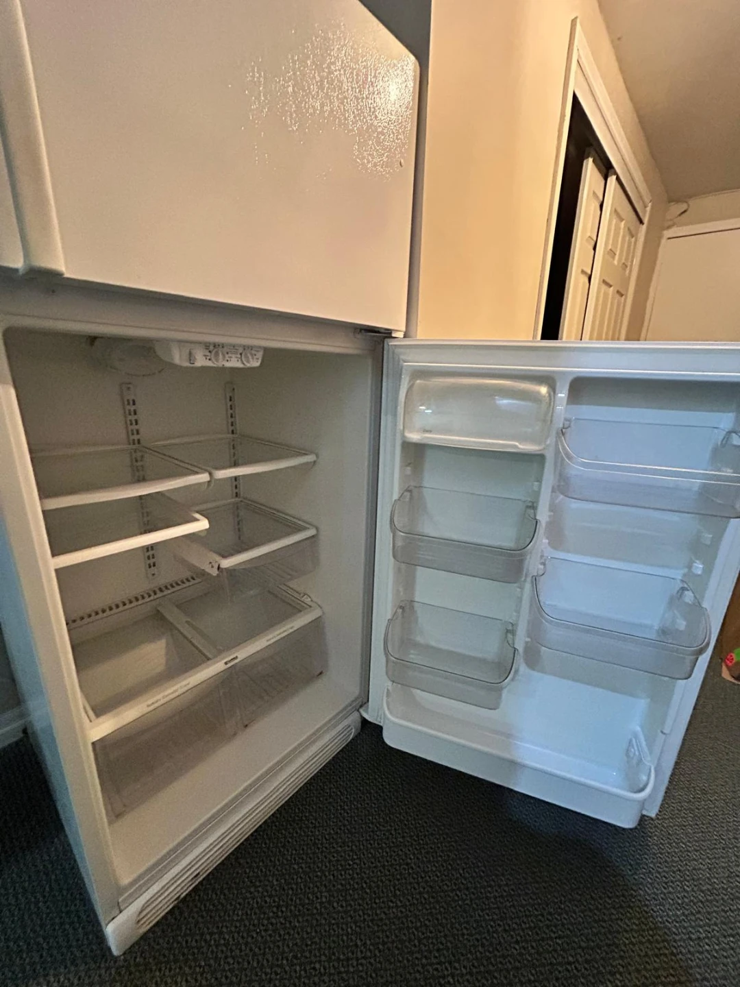 White Top-Freezer Refrigerator Kenmore