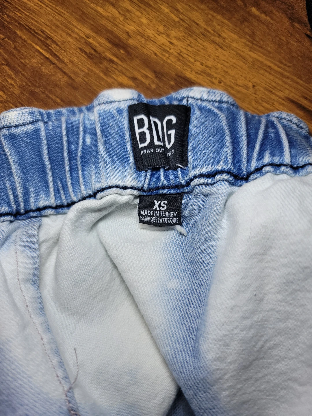 BDG Urban Outfitters Polly Cloud Bleached Mini Skirt Cotton - photo 3