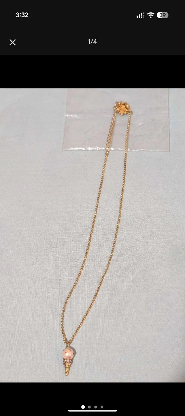 Kate Spade Ice Cream Necklace