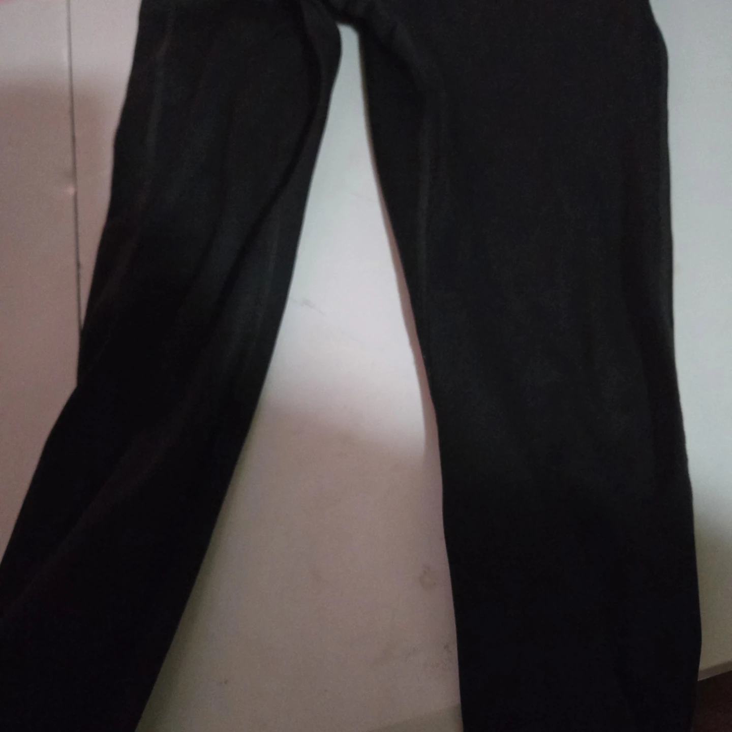 Black Lounge Pants with Ruched Back - photo 2