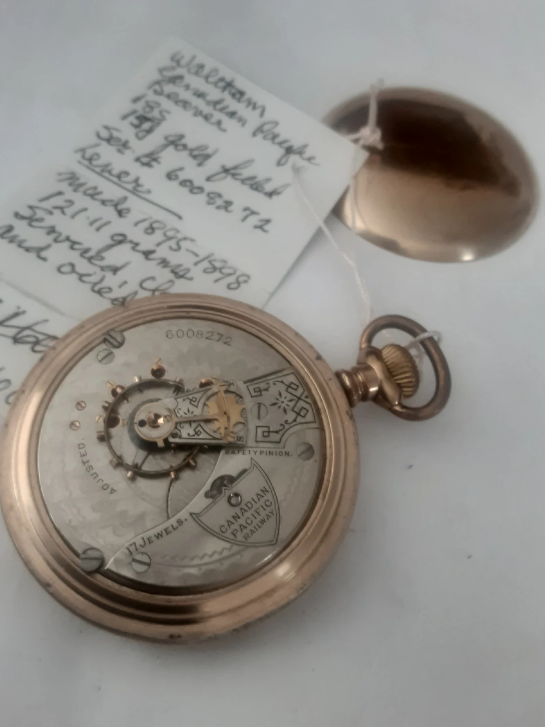 Waltham canadian pacific Beaver pocket watch - photo 2