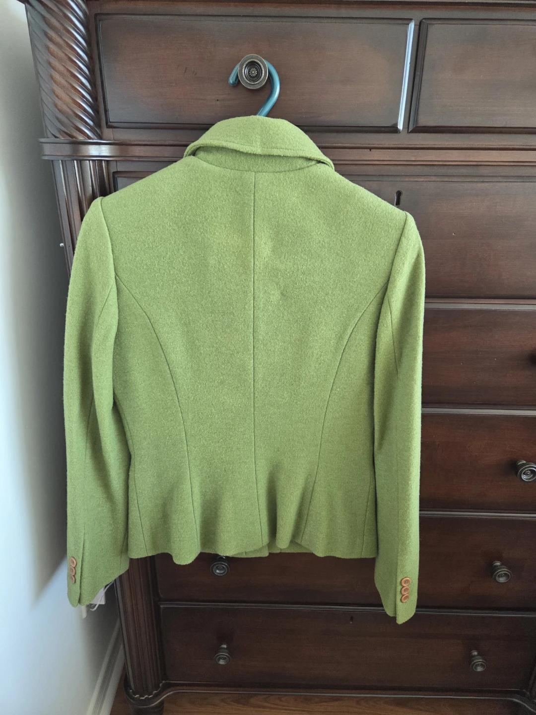 Sarah Collection Green Wool Blend Blazer - photo 2