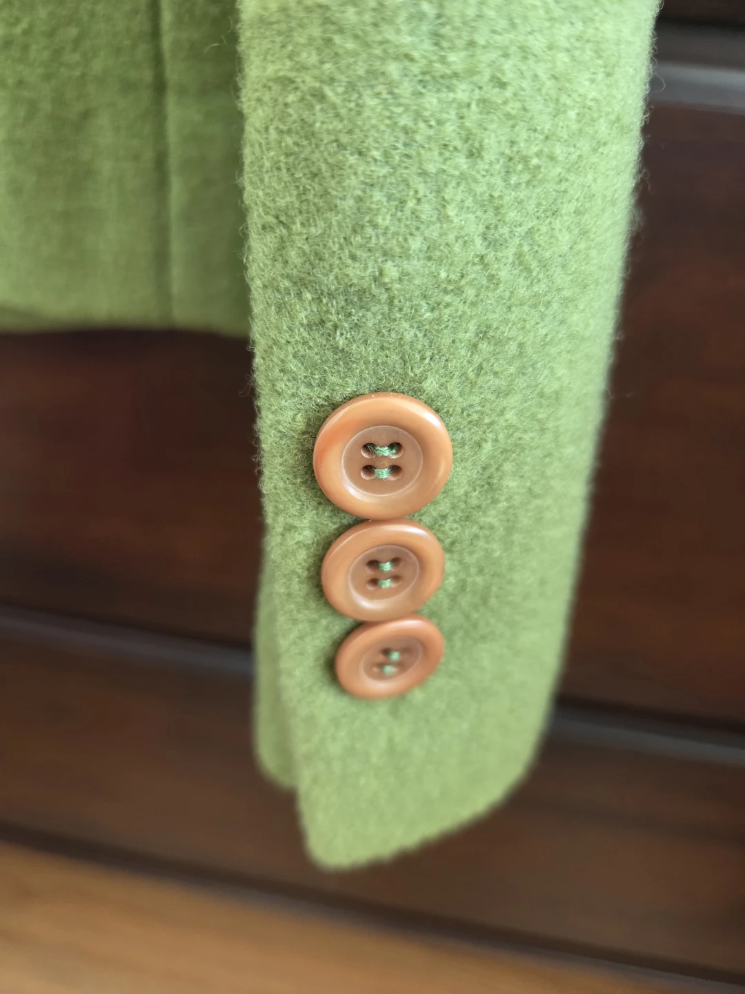 Sarah Collection Green Wool Blend Blazer - photo 3