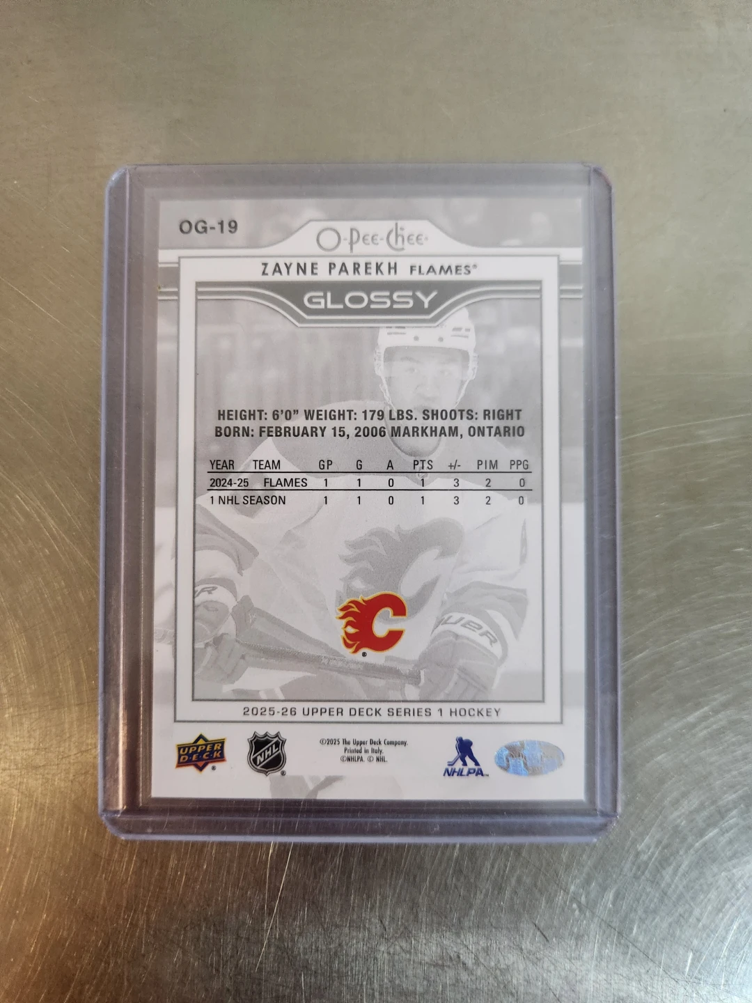 2023 O-Pee-Chee Glossy Hockey Card - Zayne Parekh - photo 2