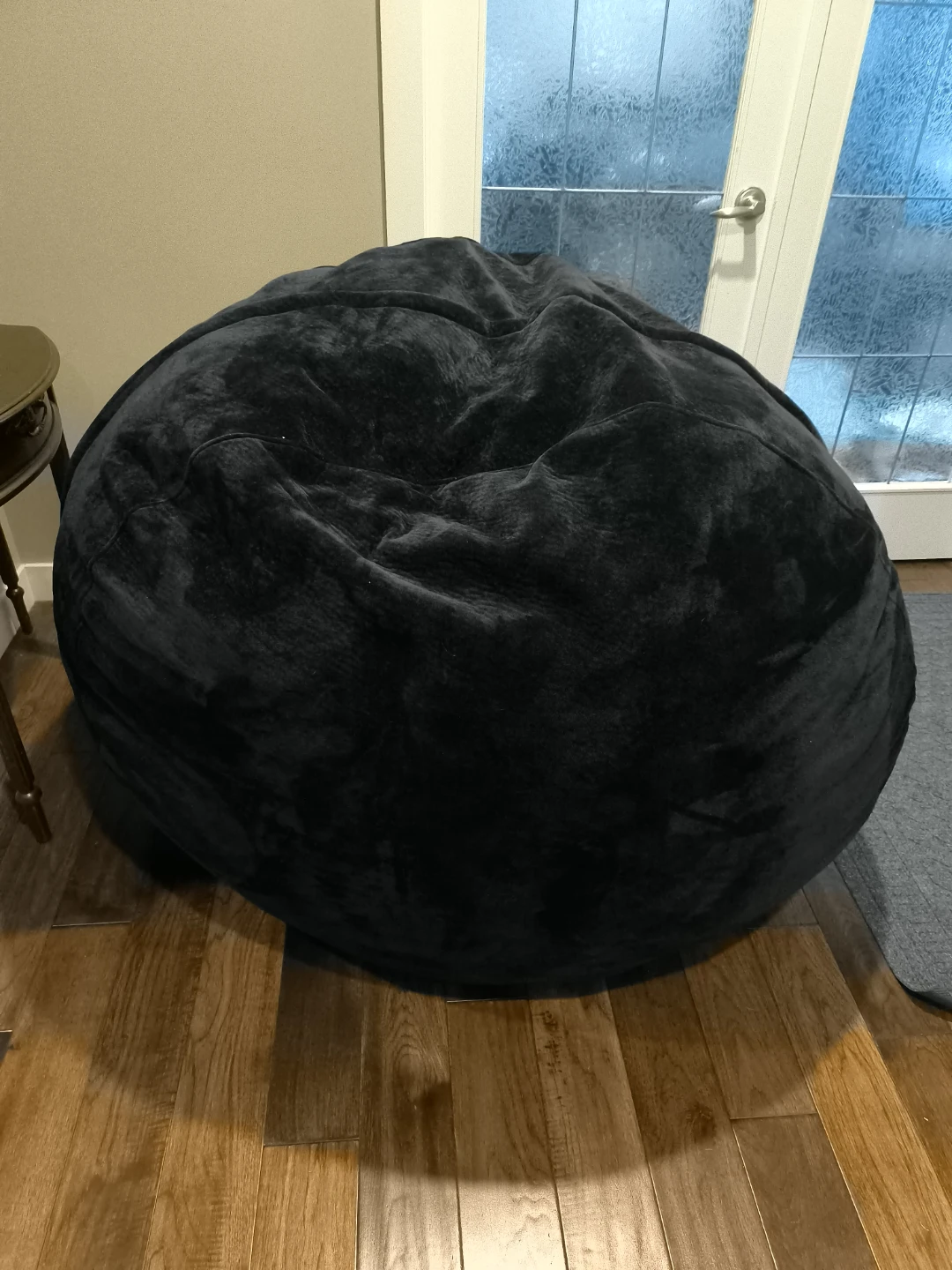 Large Black Bean Bag Chair