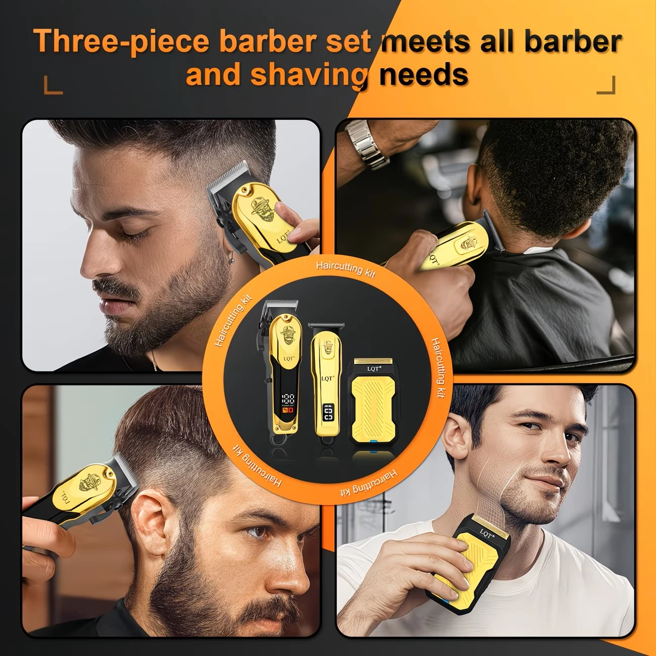 LQT Professional Hair Clipper & Shaver Set - Gold - photo 5