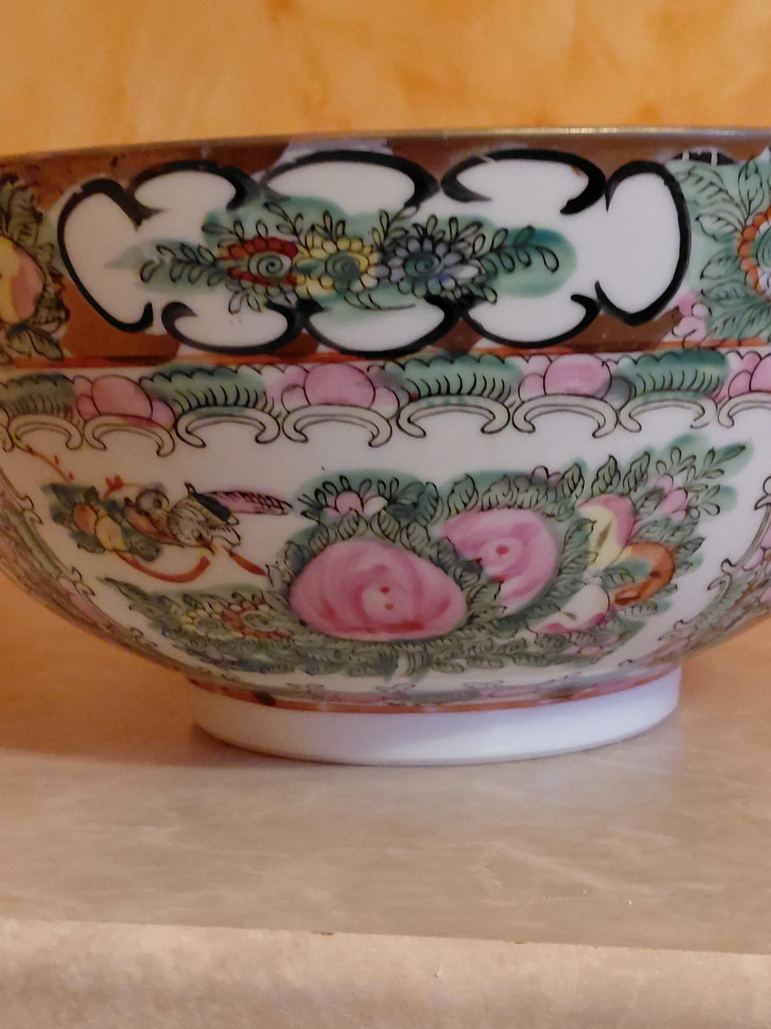 Decorative Ceramic Bowl with Asian Motif - photo 4