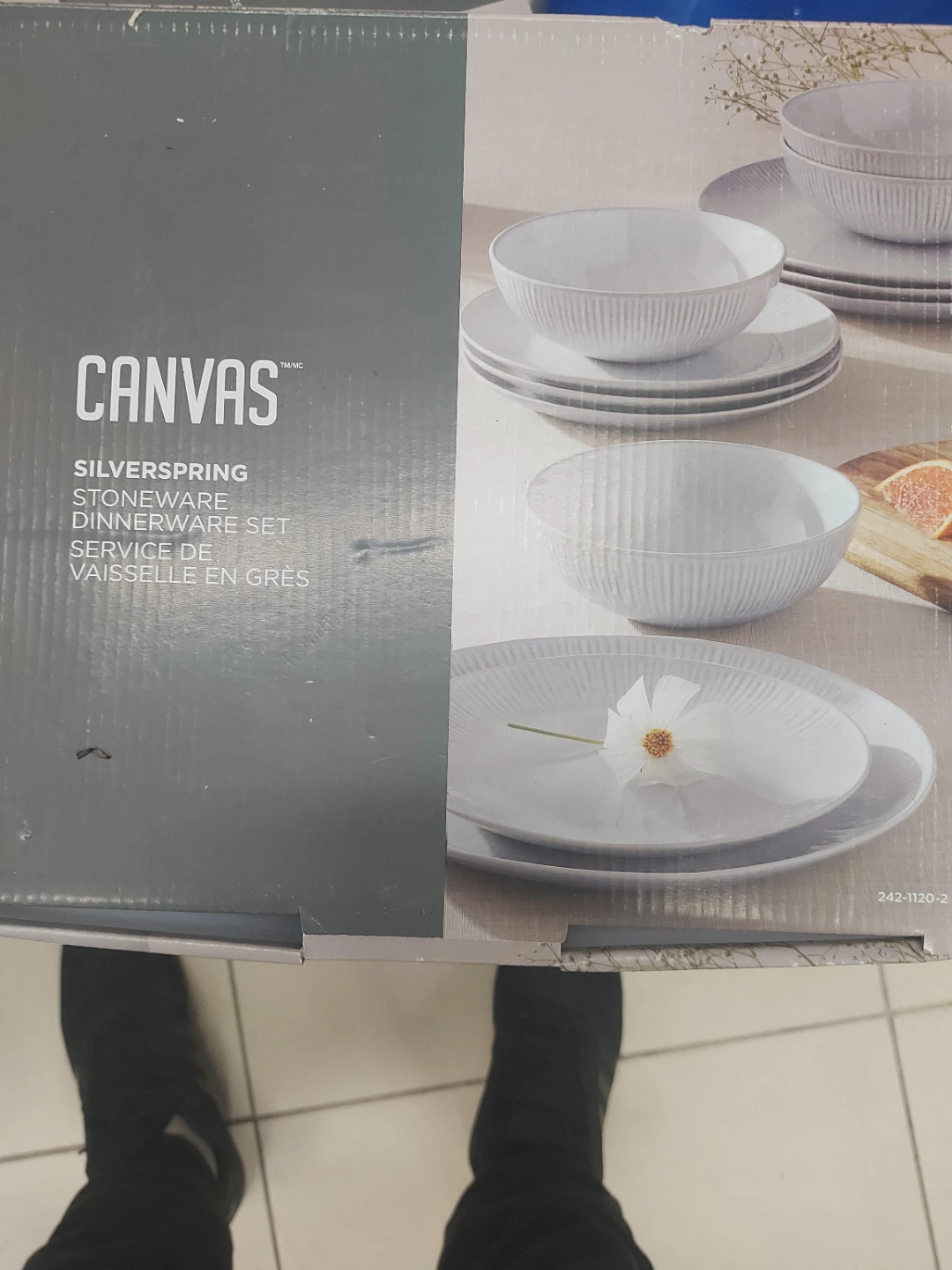 Canvas Silverspring 12-Piece Stoneware Dinnerware Set - photo 2