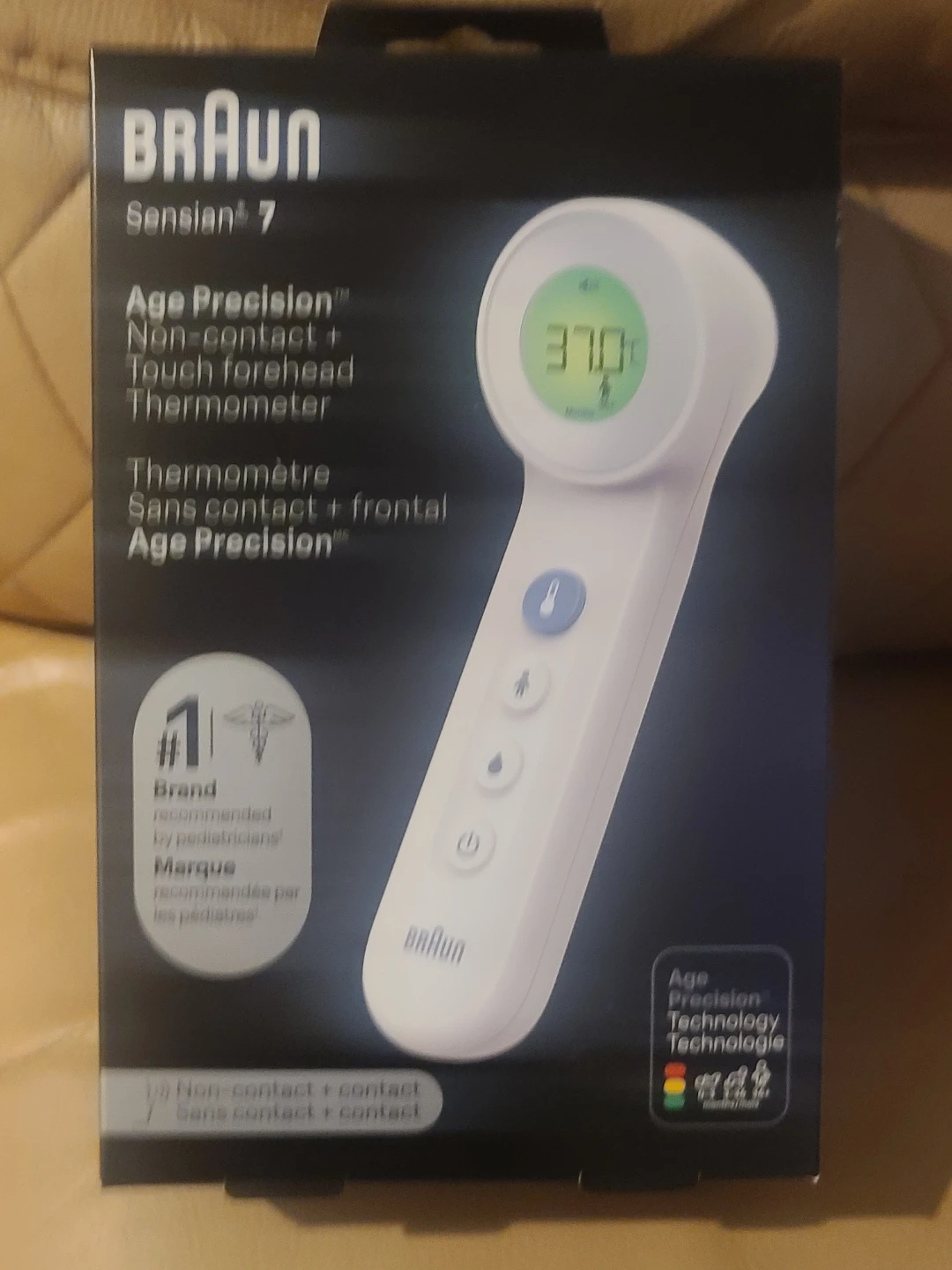 Braun Sensian 7 Non-contact + Touch Forehead Thermometer