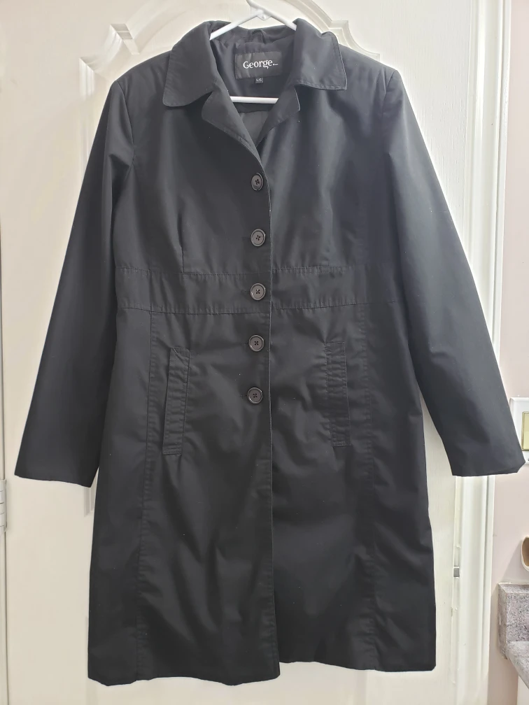 George black trench coat - L/G.like new