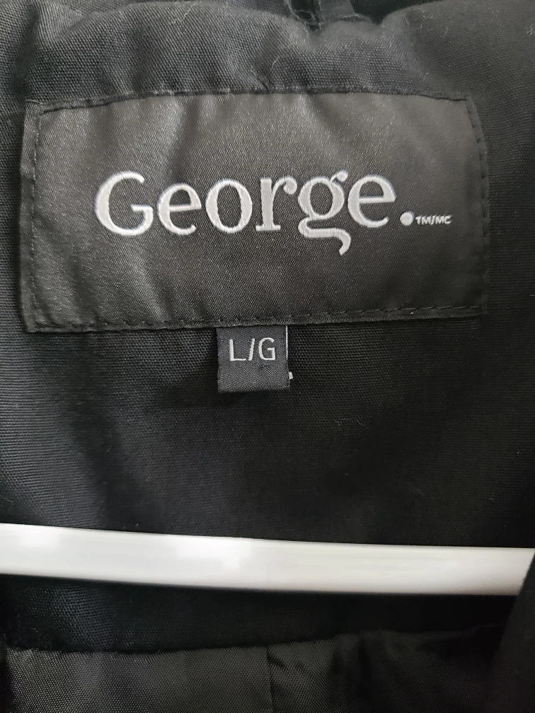 George black trench coat - L/G.like new - photo 3