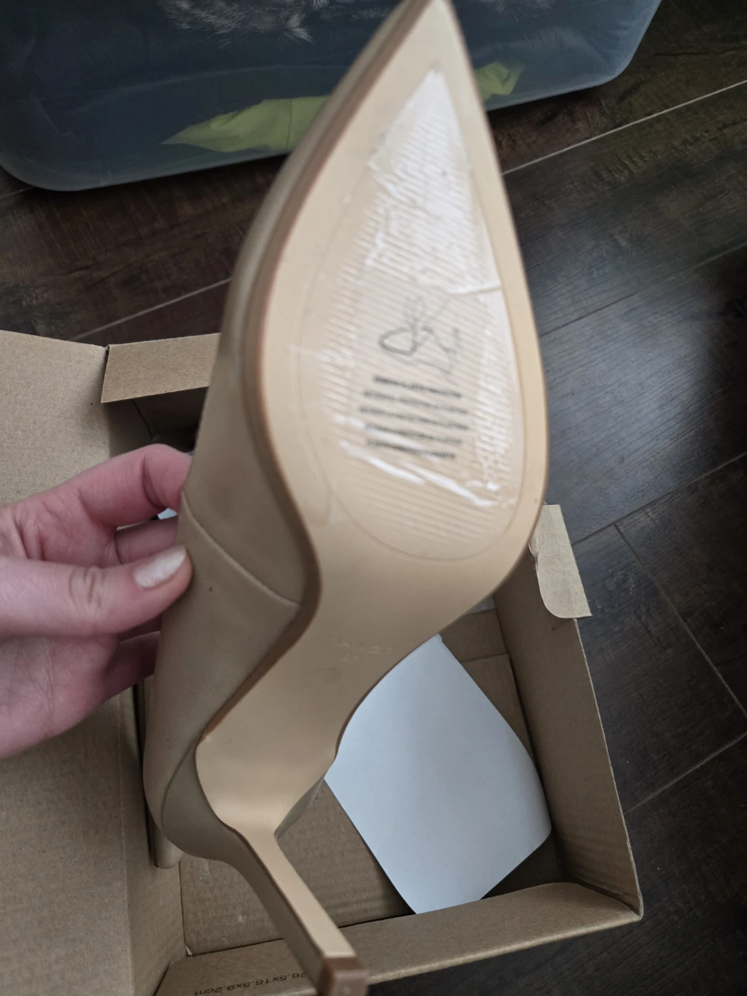 MNG Women's Beige Leather Pumps - photo 3